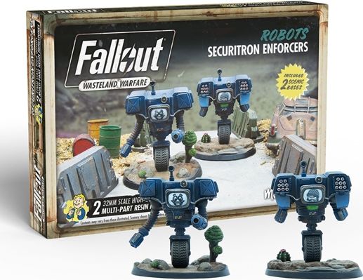 Modiphius Entertainment Fallout: Wasteland Warfare - Robots: Securitron Enforcers - obrázek 1