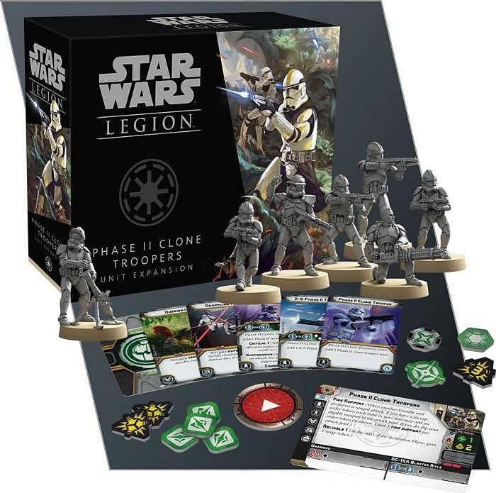 FFG Star Wars Legion - Phase II Clone Troopers Unit Expansion - obrázek 1