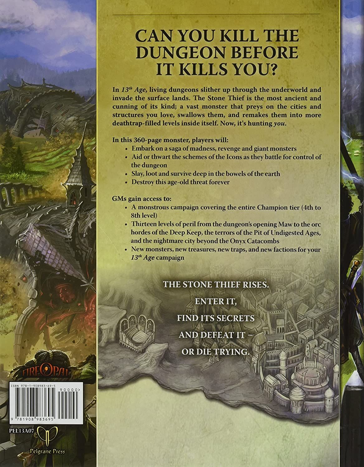 Pelgrane Press Eyes of the Stone Thief Full Color Hardback 13th Age RPG Supp. - obrázek 2
