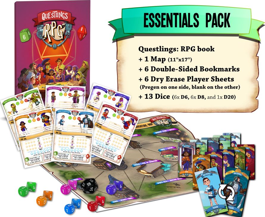 Letiman Games Questlings RPG Essentials Pack - obrázek 1
