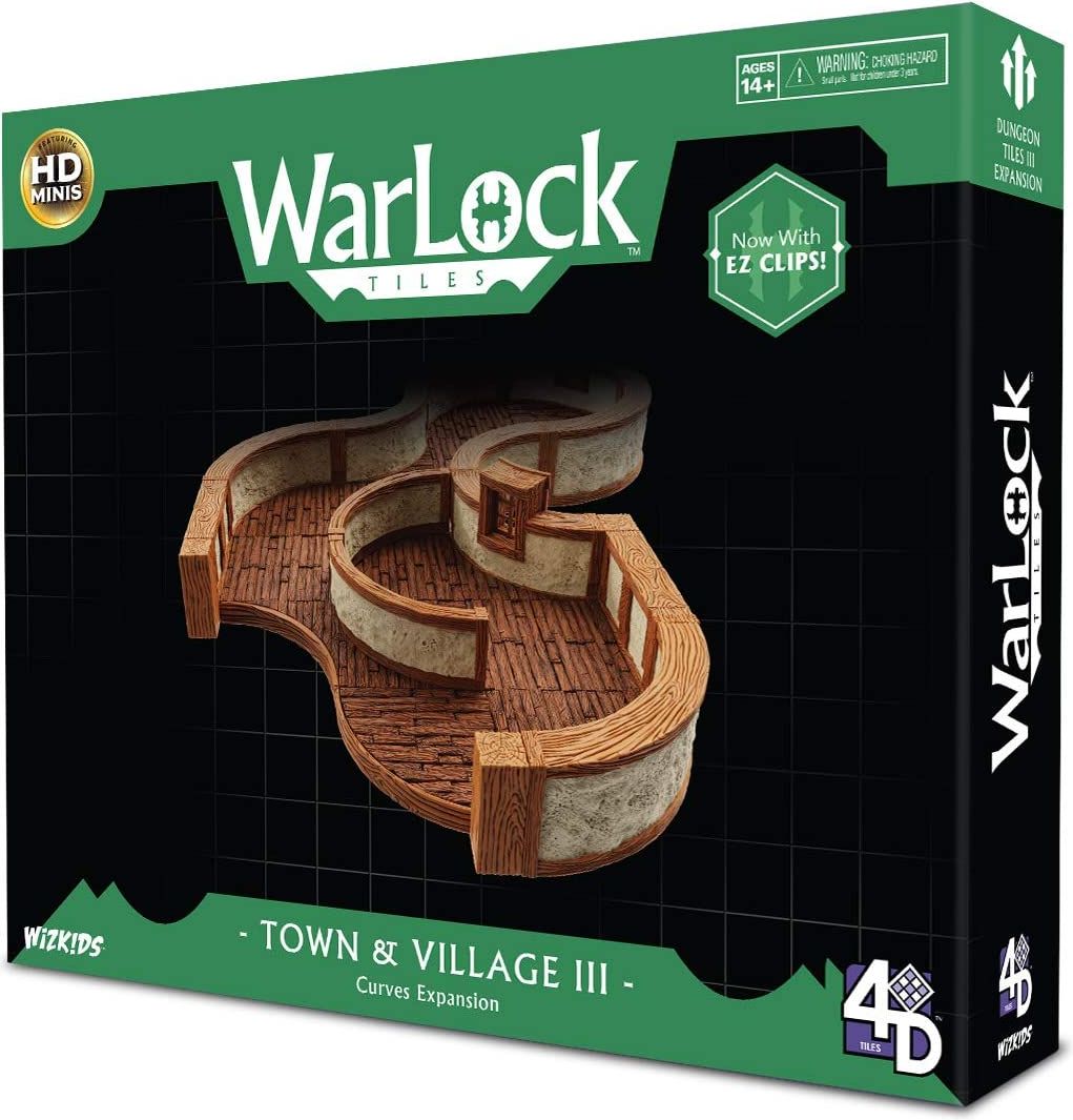 WizKids WarLock Tiles: Town & Village III - Curves - obrázek 1
