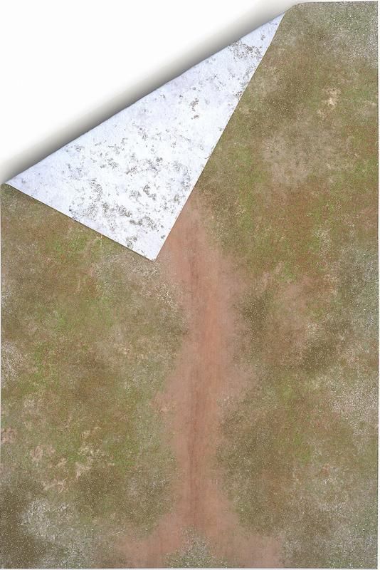 Gamemat.eu Oboustranná herní podložka 6'x4' (183 x 122cm) - různé motivy Varianta: Highlands in War and Sands of Time - obrázek 15