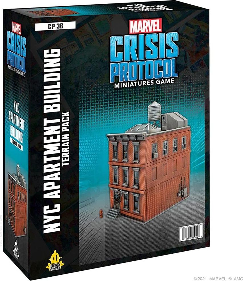 Atomic Mass Games Marvel Crisis Protocol: NYC Apartment Building Terrain Pack - obrázek 1