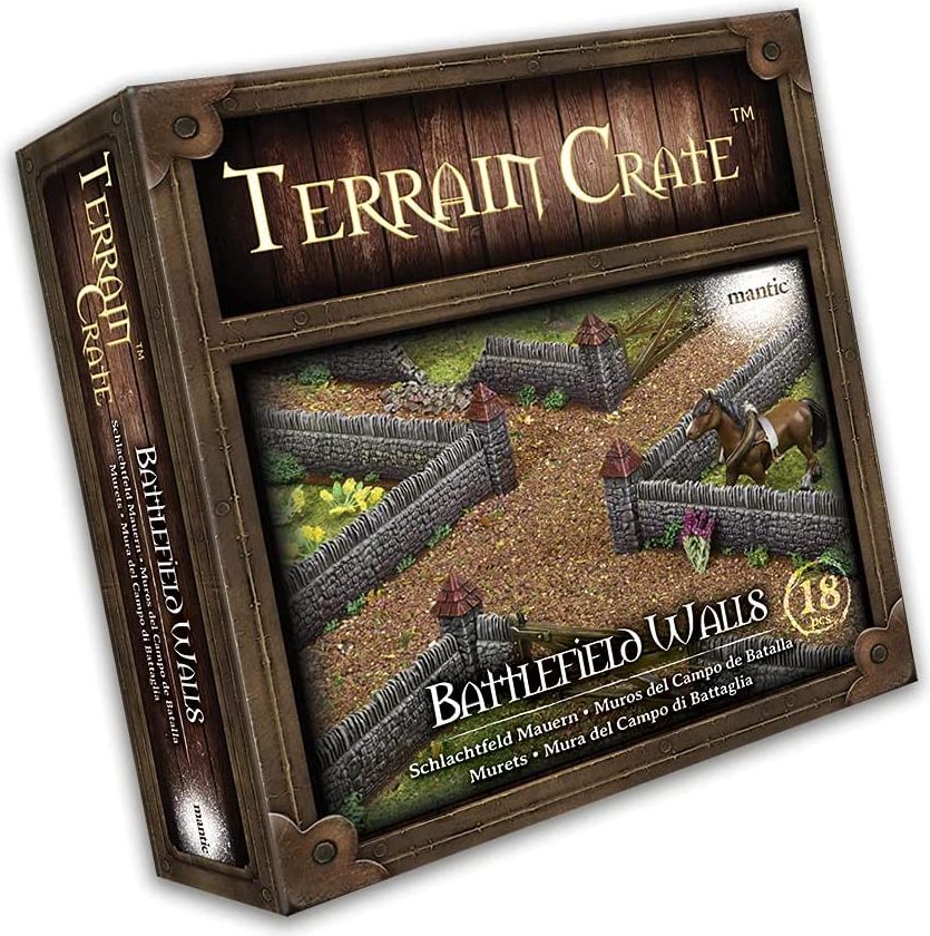 Mantic Games Terrain Crate: Battlefield Walls - obrázek 1