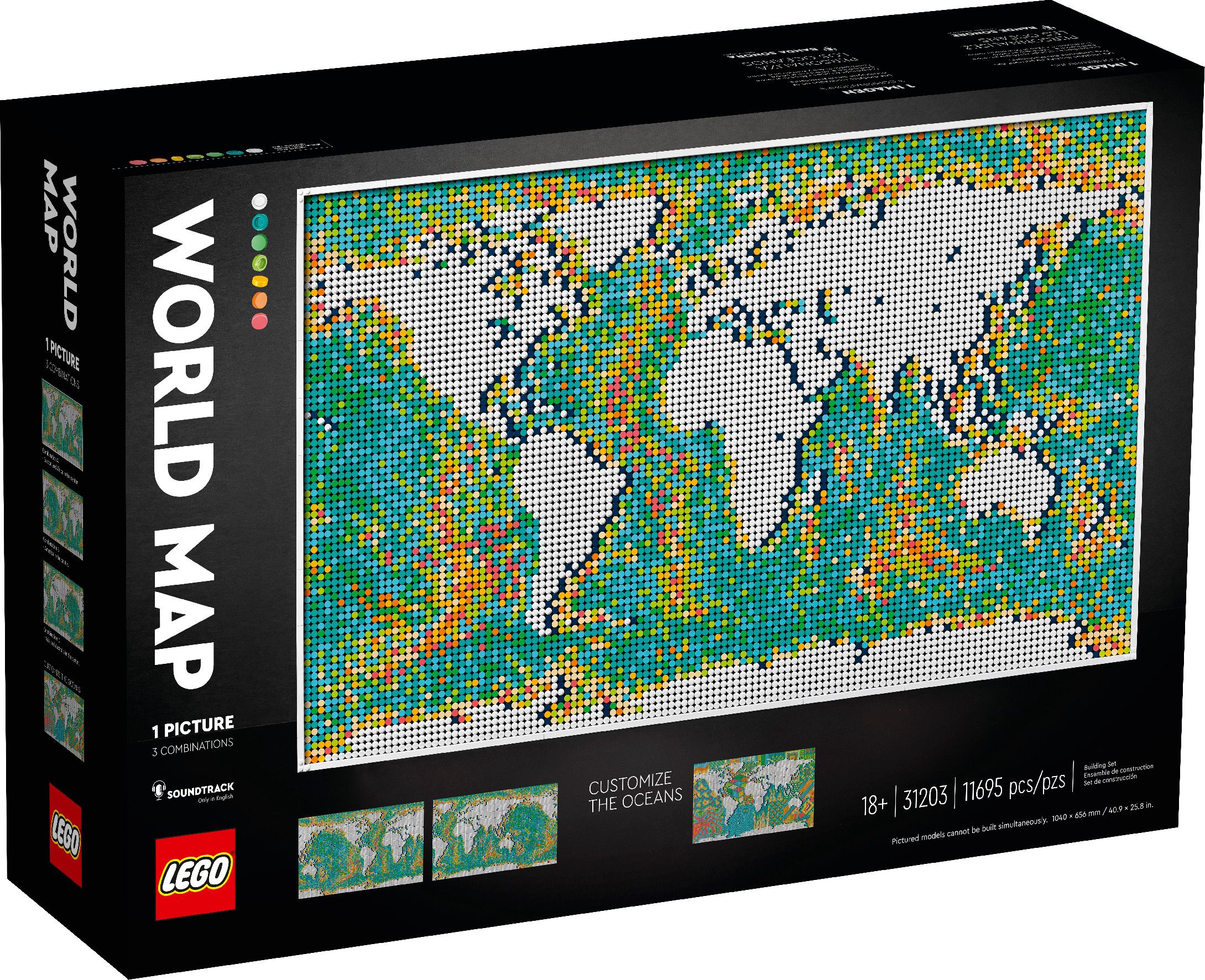 LEGO Mapa světa 31203 - obrázek 1