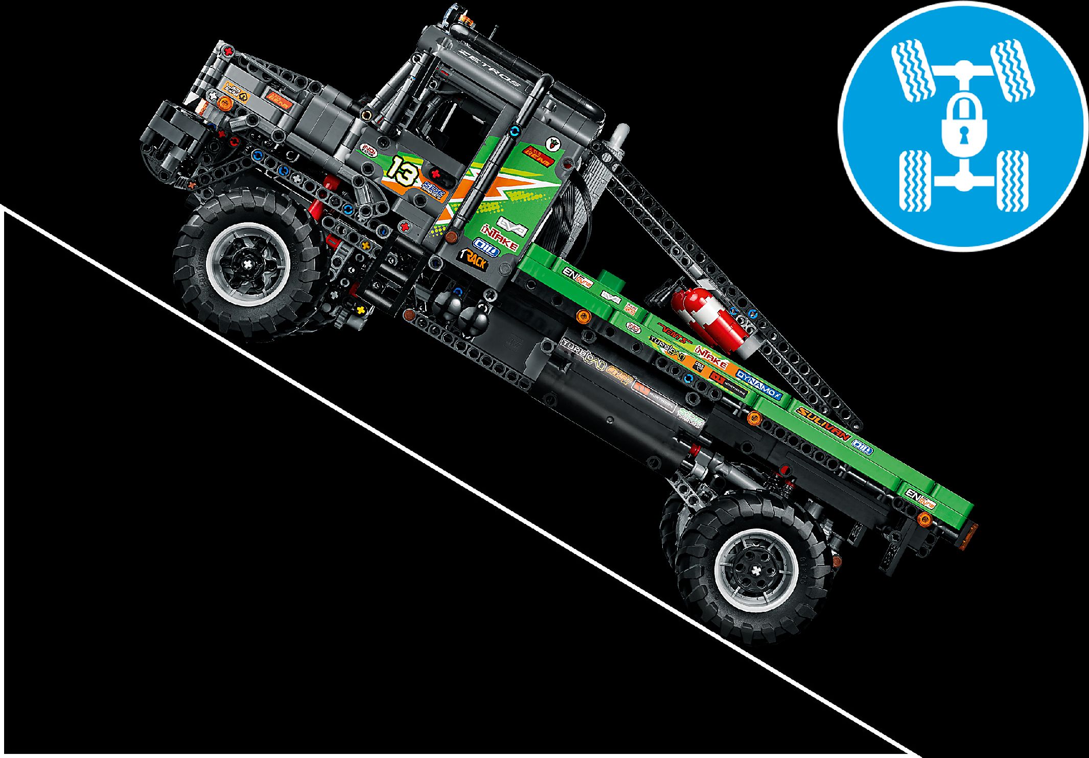 LEGO Truck trialový vůz Mercedes-Benz Zetros 4x4 42129 - obrázek 2
