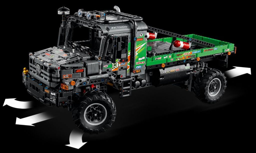 LEGO Truck trialový vůz Mercedes-Benz Zetros 4x4 42129 - obrázek 7
