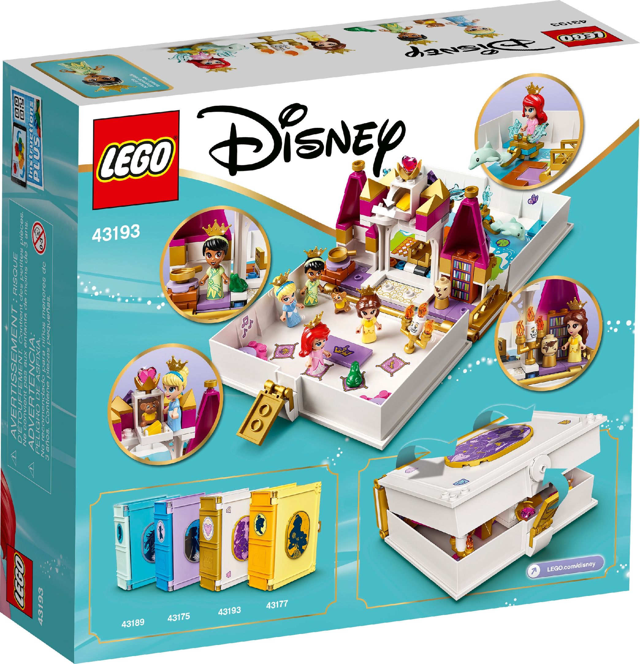 LEGO Ariel, Kráska, Popelka a Tiana a jejich pohádková kniha dobrodružství 43193 - obrázek 9
