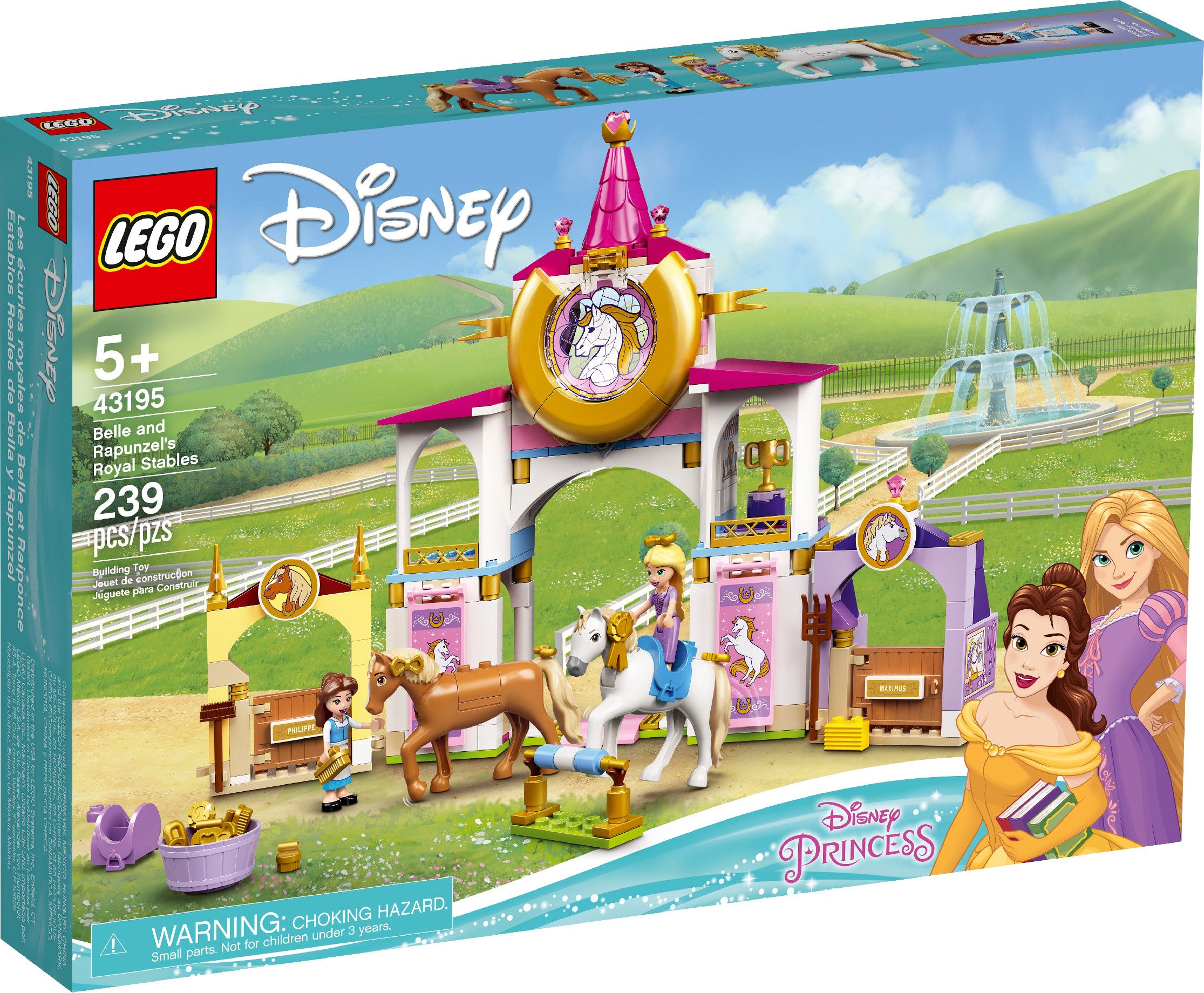 LEGO Královské stáje Krásky a Lociky 43195 - obrázek 1