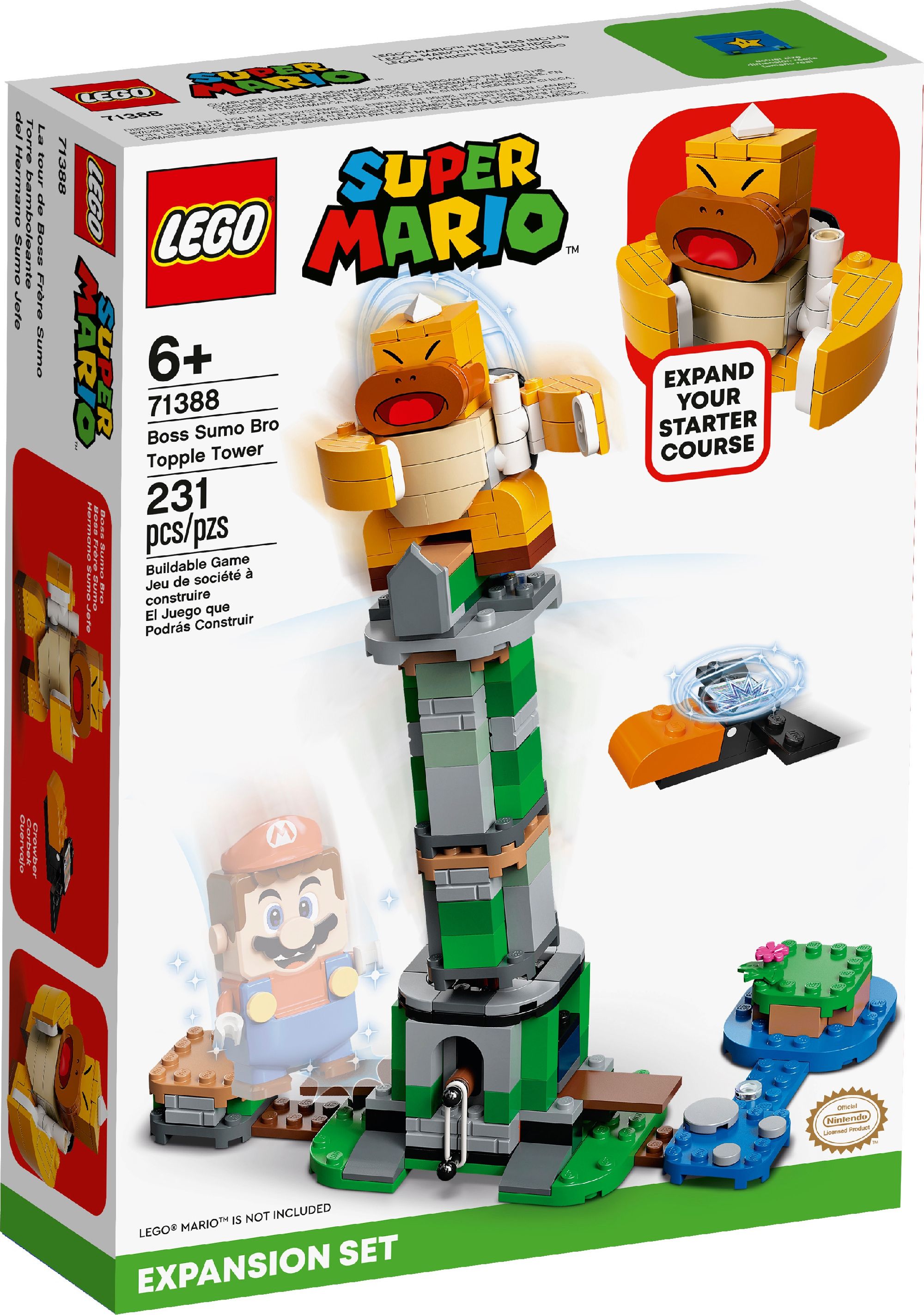 LEGO Boss Sumo Bro a padající věž – rozšiřující set 71388 - obrázek 1