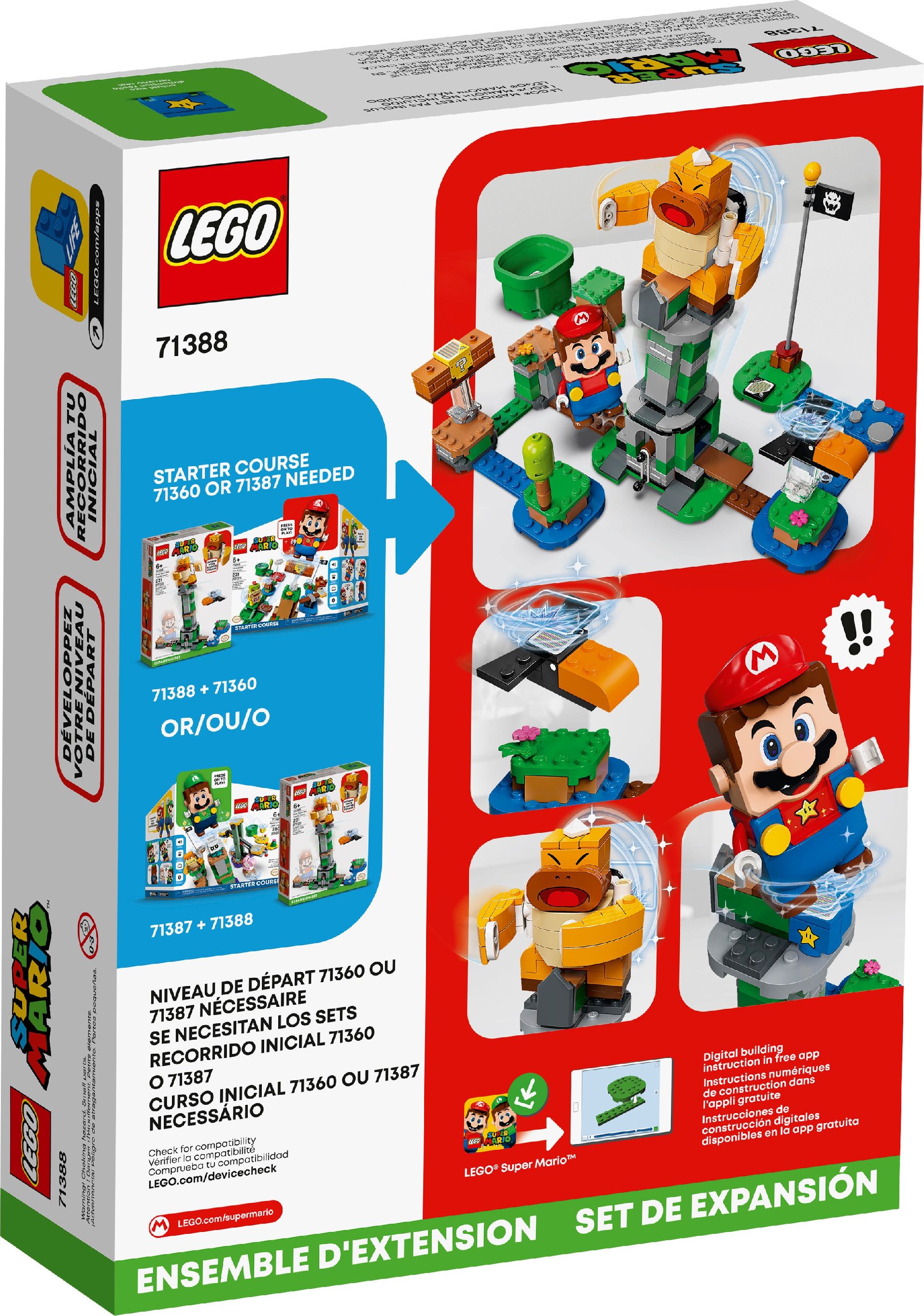 LEGO Boss Sumo Bro a padající věž – rozšiřující set 71388 - obrázek 6