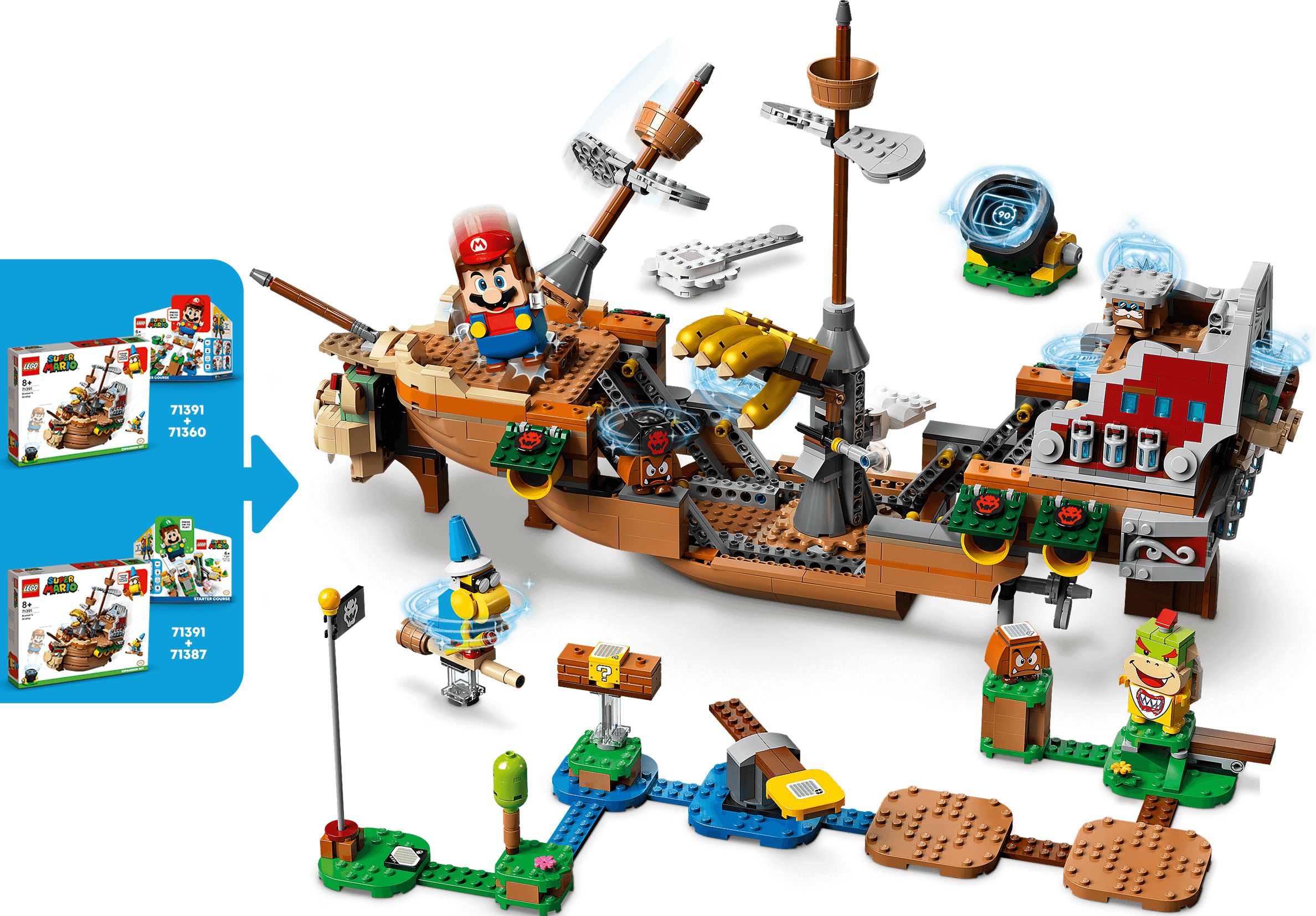LEGO Bowserova vzducholoď – rozšiřující set 71391 - obrázek 4