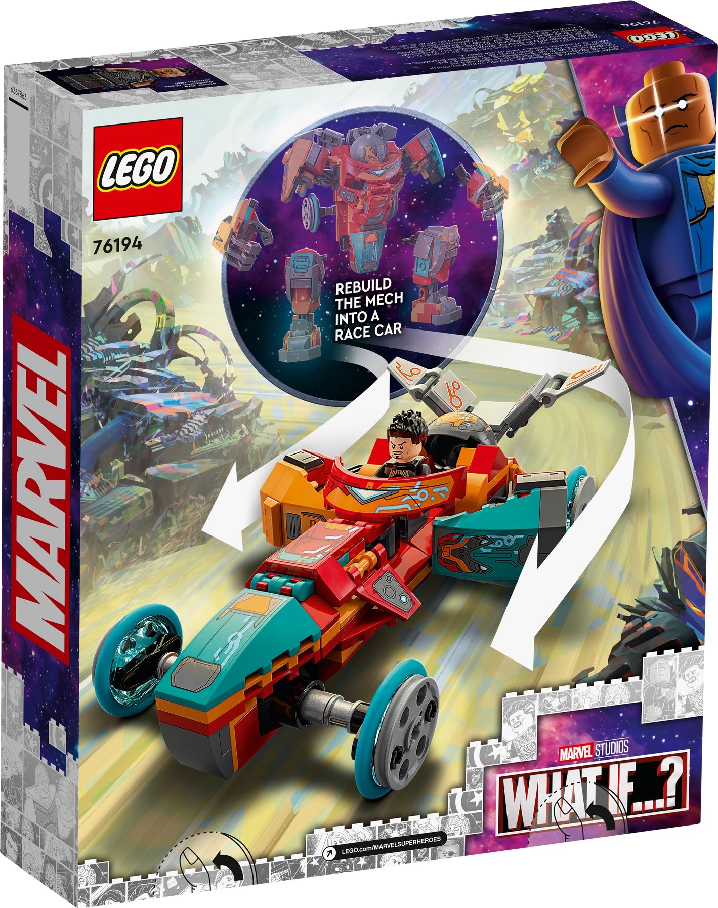 LEGO Sakaarianský Iron Man Tonyho Starka 76194 - obrázek 5