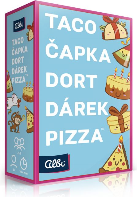 Albi Taco, čapka, dort, dárek, pizza - obrázek 1