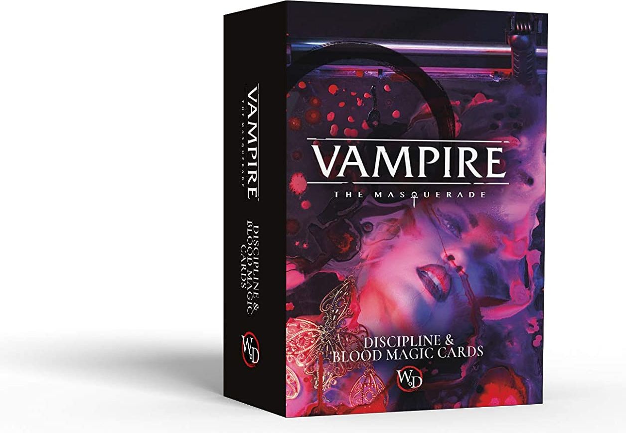 Modiphius Entertainment Vampire: The Masquerade, Discipline and Blood Magic Card Deck - obrázek 1