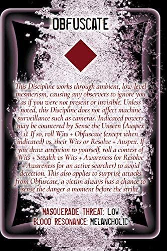 Modiphius Entertainment Vampire: The Masquerade, Discipline and Blood Magic Card Deck - obrázek 4
