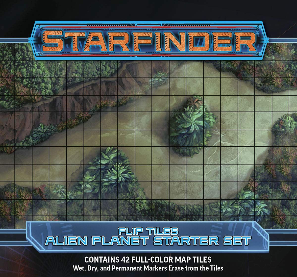 Paizo Publishing Starfinder Flip-Tiles: Alien Planet Starter Set - obrázek 1