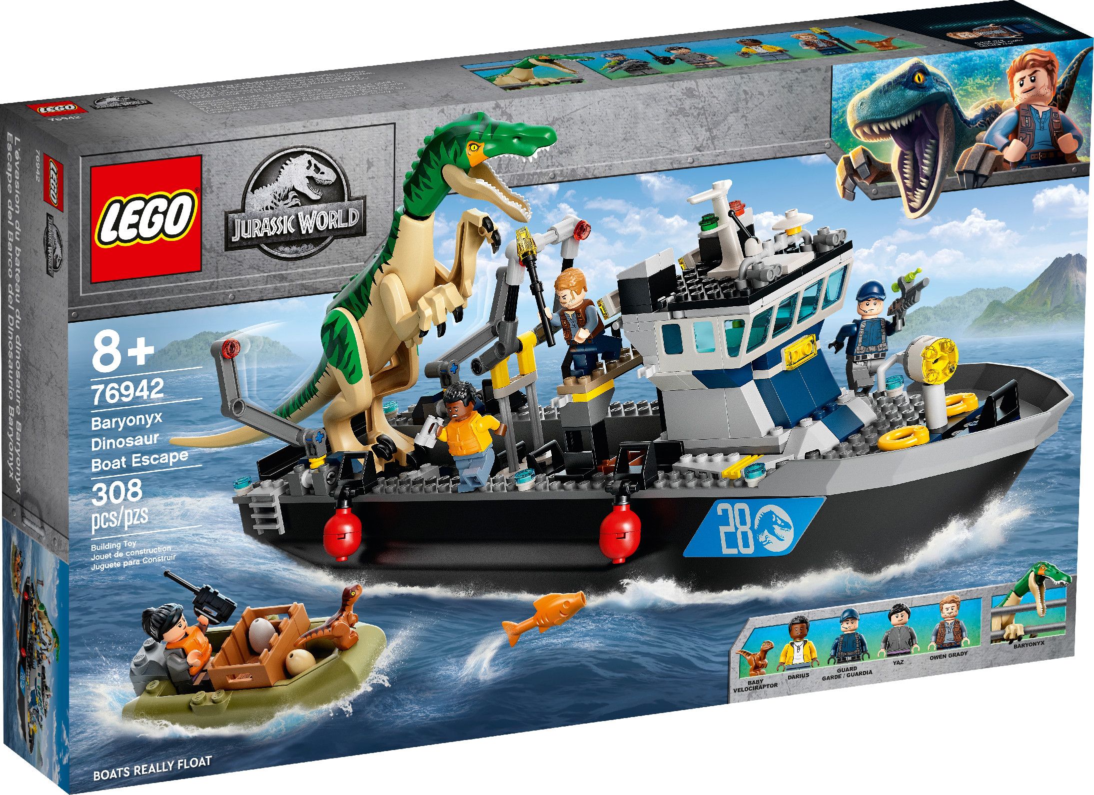 LEGO Útěk baryonyxe z lodě 76942 - obrázek 2