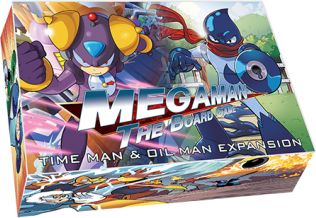 Jasco Games Mega Man Board Game - Time Man and Oil Man Expansion - obrázek 1