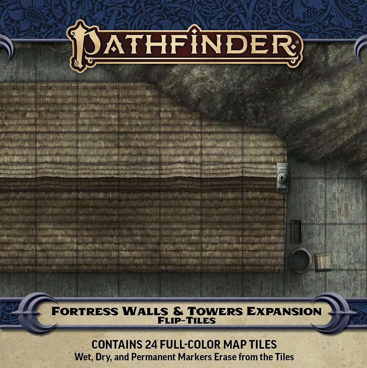 Paizo Publishing Pathfinder Flip-Tiles: Fortress Walls & Towers Expansion - obrázek 1