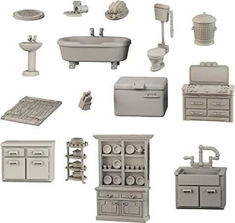 Mantic Games Terrain Crate: Bathroom & Kitchen - obrázek 1