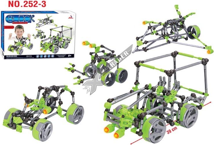 Stavebnice block Intellect 252-3 traktor - obrázek 2