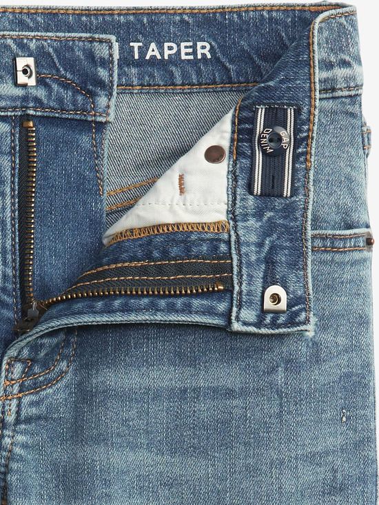 Slim Taper Jeans dětské GAP | Modrá | Chlapecké | 7 let - obrázek 3