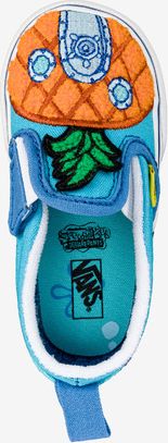 SpongeBob Slip On dětské Vans | Modrá | Chlapecké | 26,5 - obrázek 4