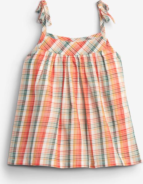 Ruffle Woven Tílko dětské GAP | Červená Vícebarevná | Dívčí | 4 roky - obrázek 1
