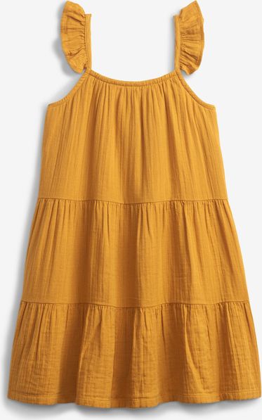 Tier Šaty dětské GAP | Žlutá | Dívčí | XL - obrázek 2