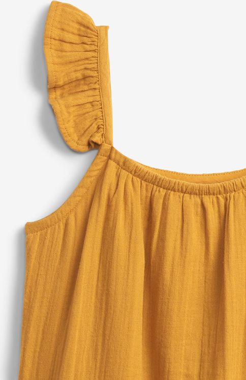 Tier Šaty dětské GAP | Žlutá | Dívčí | XL - obrázek 3