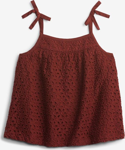 Ruffle Woven Tílko dětské GAP | Červená | Dívčí | 3 roky - obrázek 1