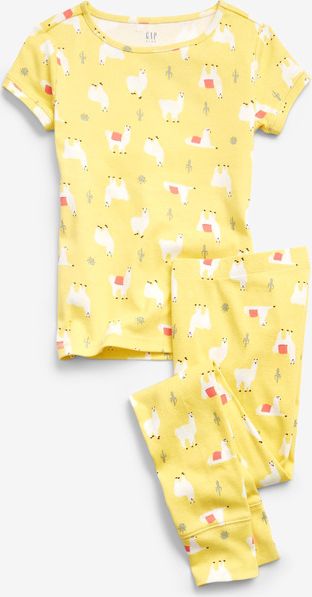 AO Llama Pyžamo dětské GAP | Žlutá | Dívčí | 8 let - obrázek 1
