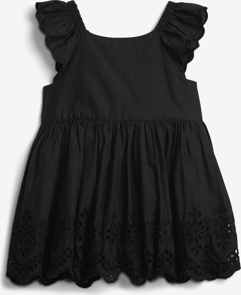 July Eyelet Šaty dětské GAP | Černá | Dívčí | 18-24 měsíců - obrázek 2