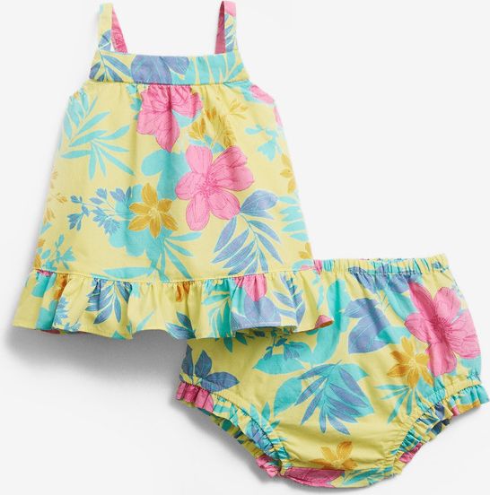 Floral Outfit Plavky dětské GAP | Žlutá Vícebarevná | Dívčí | 12-18 měsíců - obrázek 1