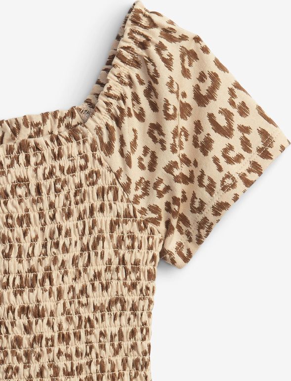 Smock Romper Overal dětský GAP | Hnědá | Dívčí | 12-18 měsíců - obrázek 3