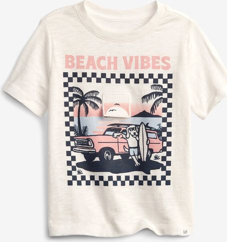 Beach Vibes Triko dětské GAP | Bílá | Chlapecké | 2 roky - obrázek 1