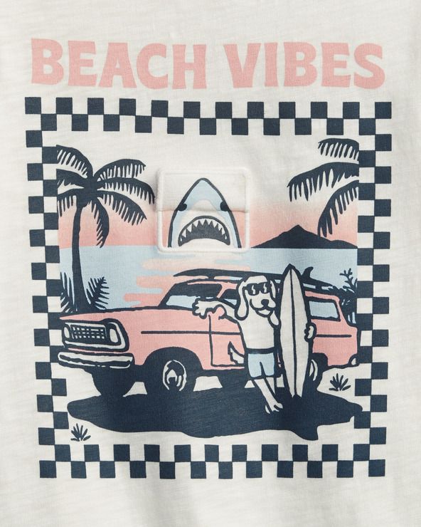 Beach Vibes Triko dětské GAP | Bílá | Chlapecké | 2 roky - obrázek 3