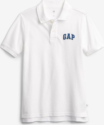 Polo triko dětské GAP | Bílá | Chlapecké | XL - obrázek 1