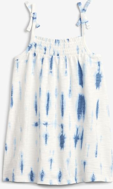 Tie-Dye Smocked Šaty dětské GAP | Modrá Bílá | Dívčí | 3 roky - obrázek 2