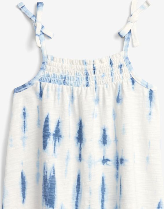 Tie-Dye Smocked Šaty dětské GAP | Modrá Bílá | Dívčí | 3 roky - obrázek 3