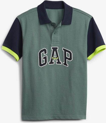 Polo triko dětské GAP | Zelená | Chlapecké | L - obrázek 1