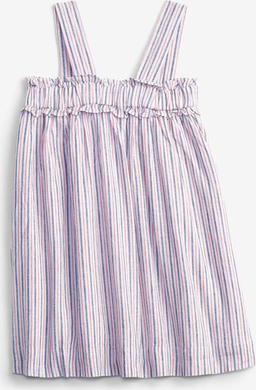 Linen Stripe Šaty dětské GAP | Růžová | Dívčí | 3 roky - obrázek 2