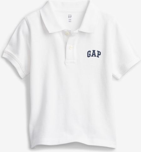 Logo Solid Polo triko dětské GAP | Bílá | Chlapecké | 4 roky - obrázek 1