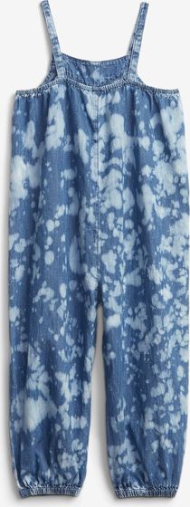 Tie-Dye Denim Overal dětský GAP | Modrá | Dívčí | 3 roky - obrázek 2