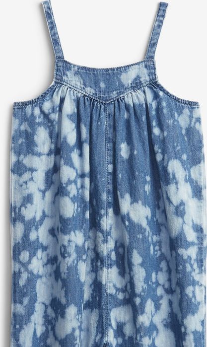 Tie-Dye Denim Overal dětský GAP | Modrá | Dívčí | 3 roky - obrázek 3