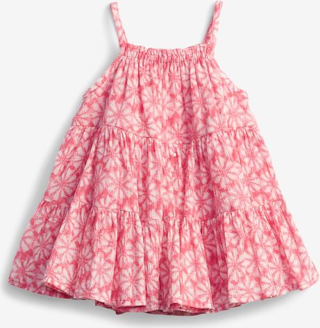 Gauze Tiered Floral Šaty dětské GAP | Růžová | Dívčí | 6-12 měsíců - obrázek 2
