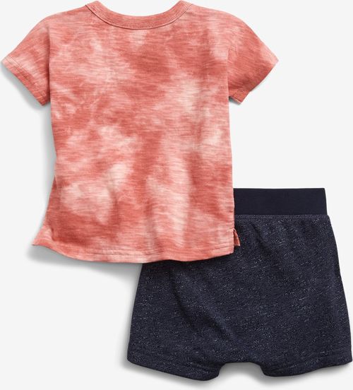 Tie-Dye Outfit Set dětský GAP | Černá Oranžová | Chlapecké | 6-12 měsíců - obrázek 2