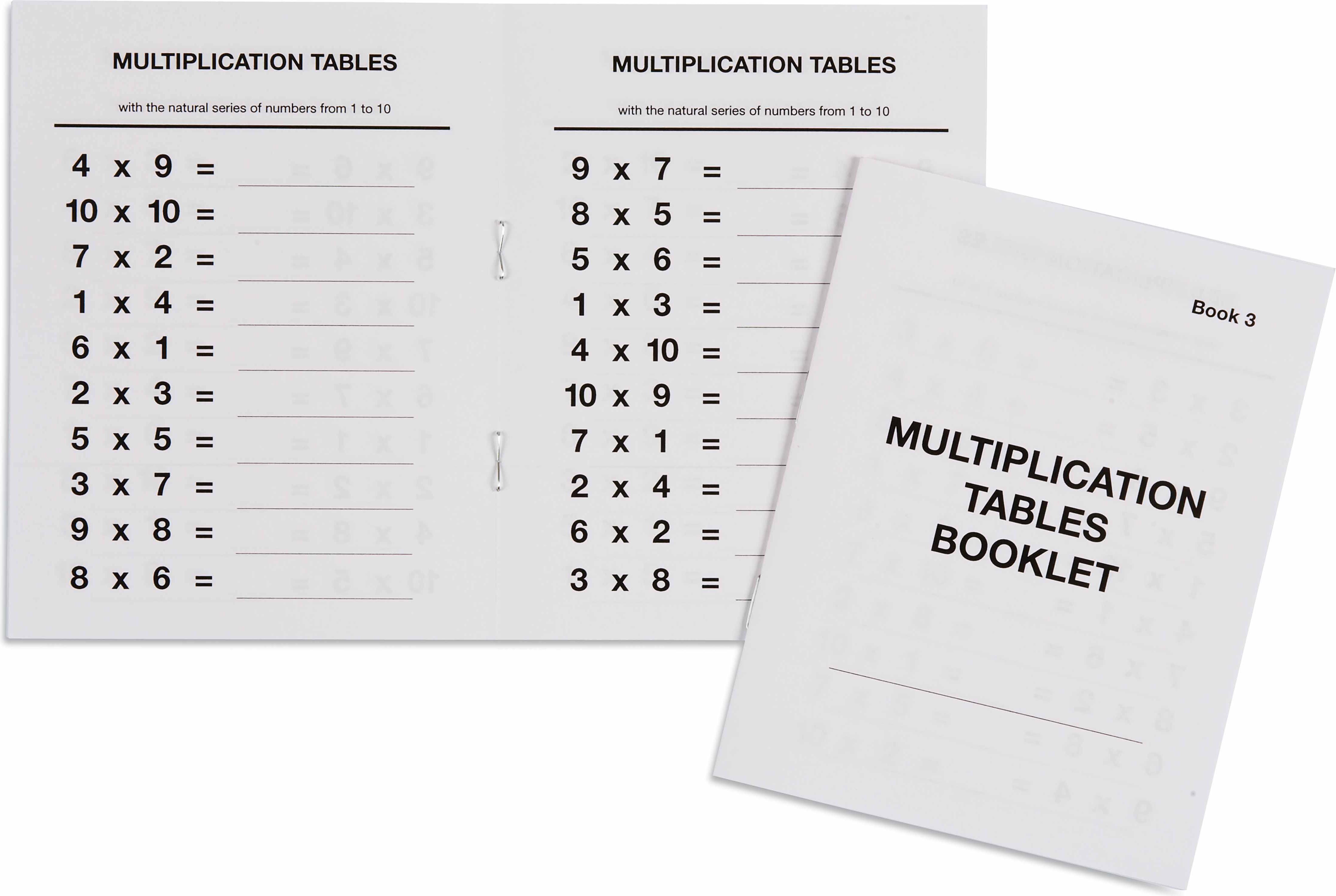 Nienhuis Montessori Multiplication Tables Booklet: 3 - obrázek 1