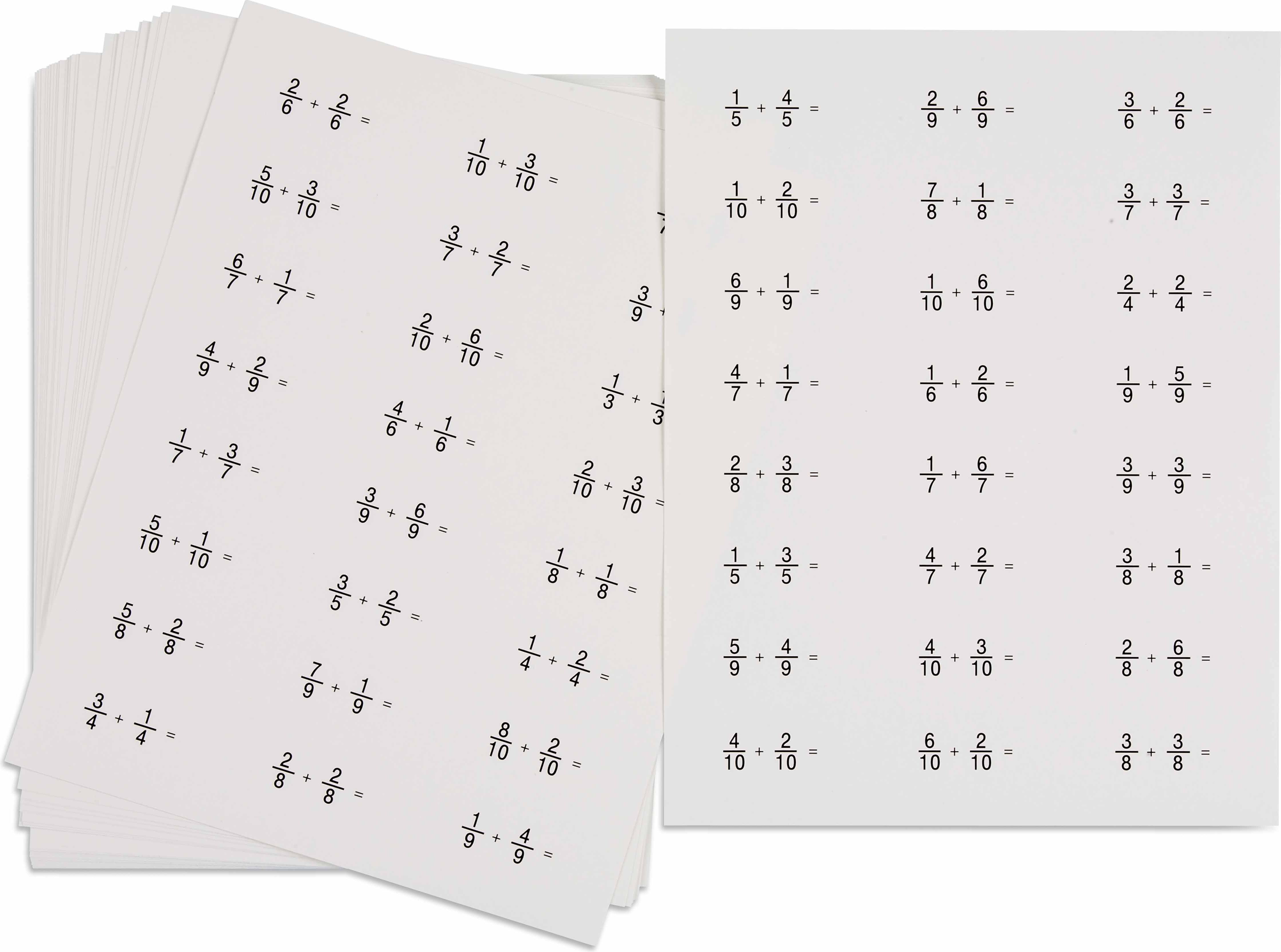 Nienhuis Montessori Fraction Problems: Series 1 - obrázek 1